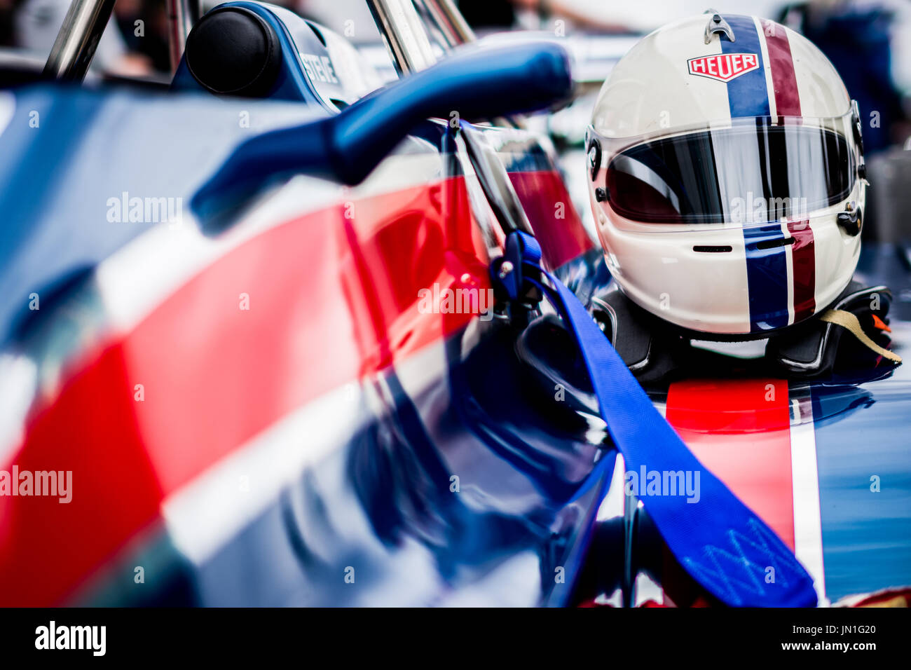 Towcester, Northamptonshire, Angleterre. 29 juillet, 2017. Silverstone Classic Motor Racing Festival au circuit de Silverstone (photo de Gergo Toth / Alamy Live News) Banque D'Images