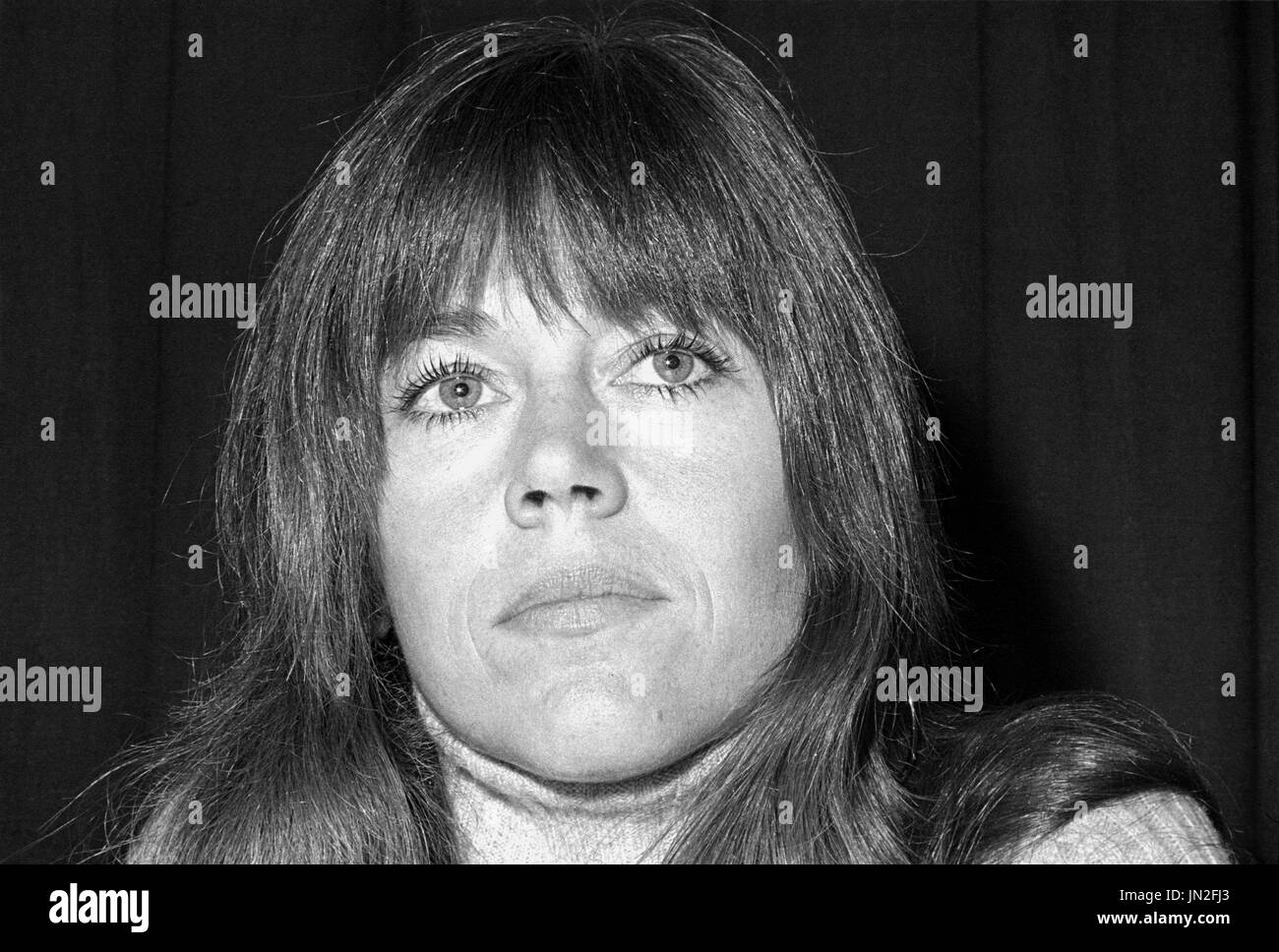 L'actrice Jane Fonda en 1975 Banque D'Images