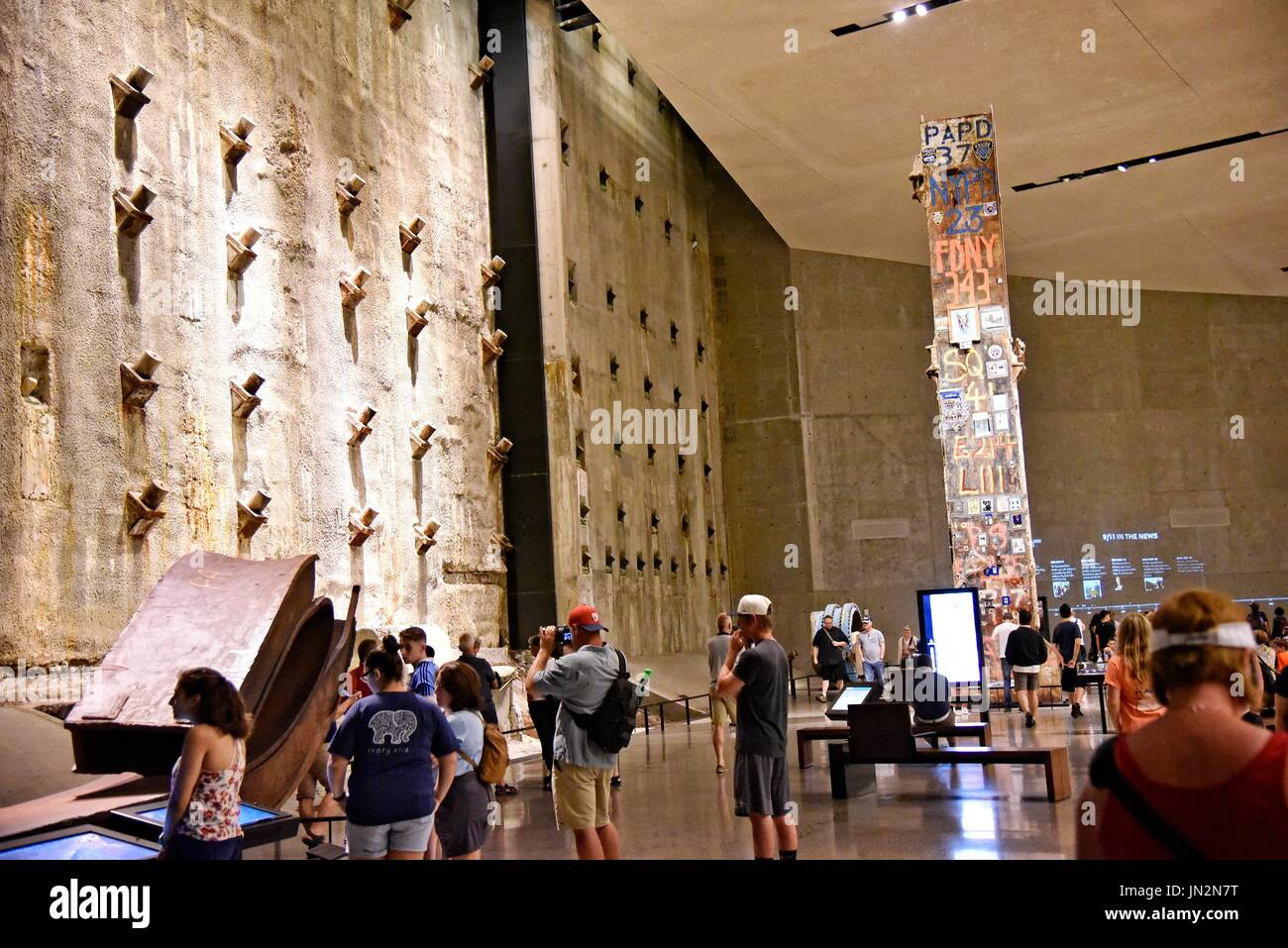 Usa ny new york ville Manhattan le 11 septembre national memorial & Museum Banque D'Images