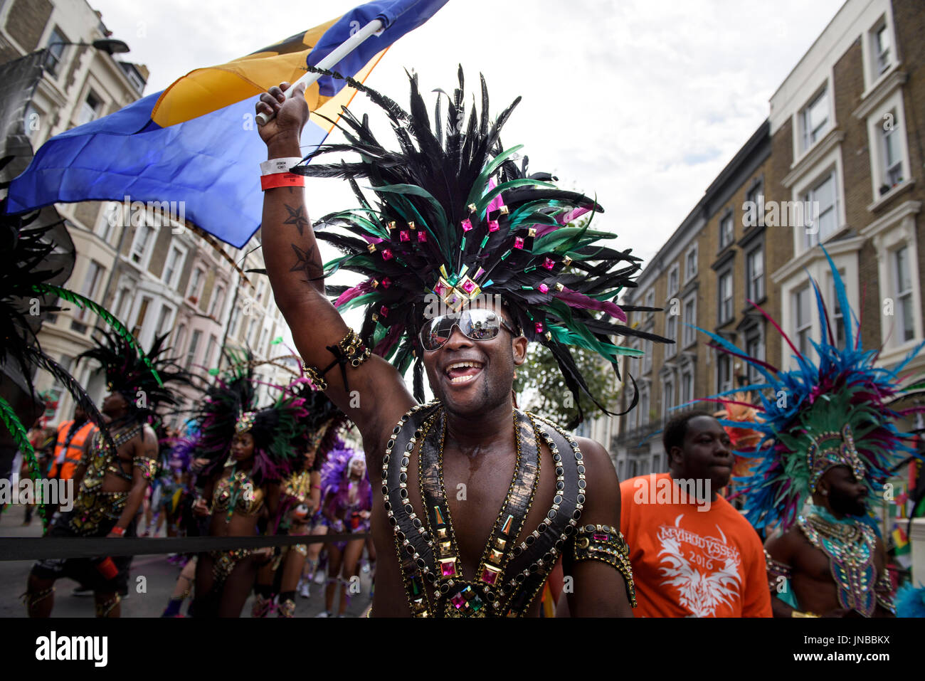 50e fête des danseurs du carnaval de Notting Hill Banque D'Images