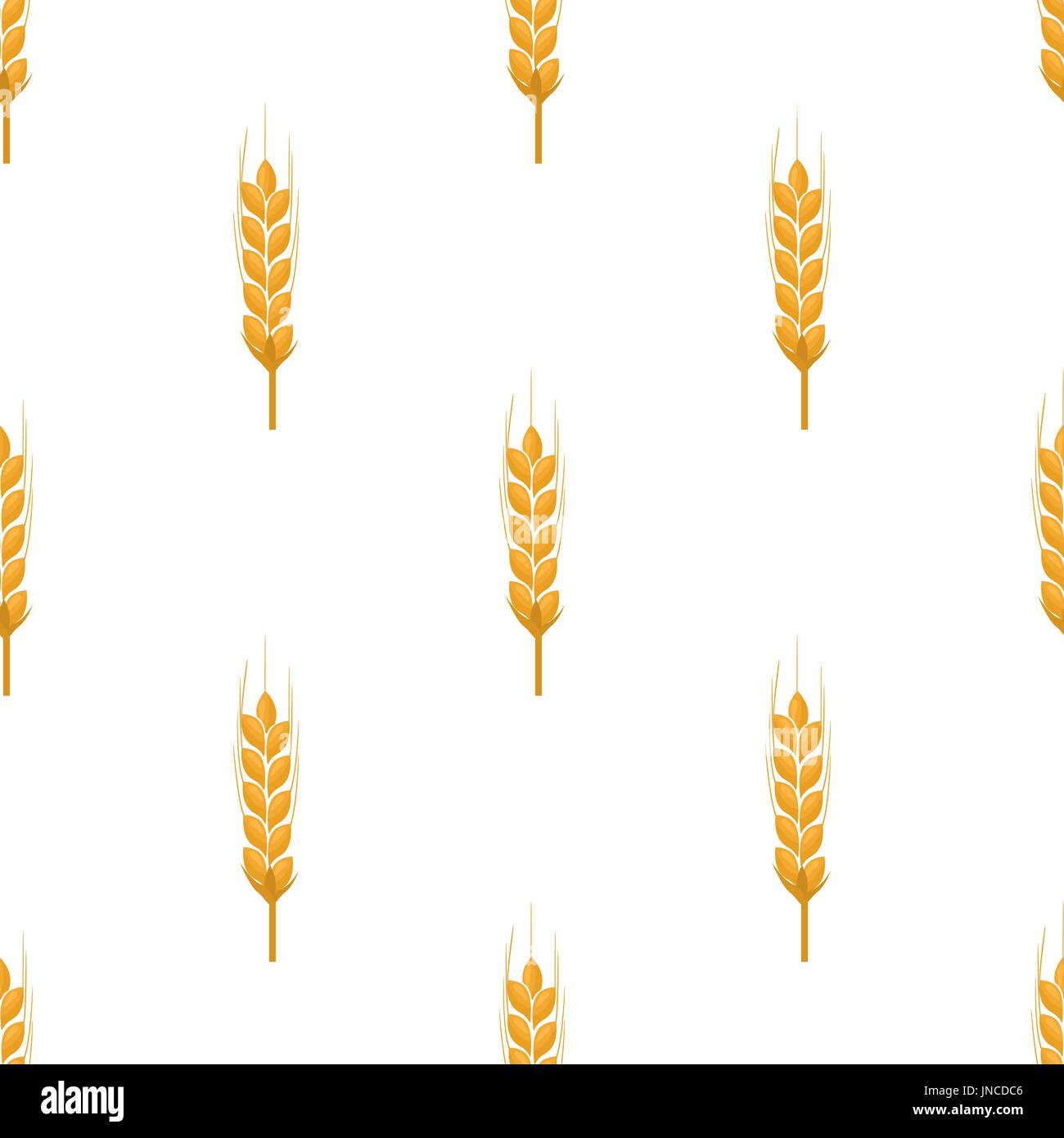 Motif transparent vecteur avec les épis de blé. Concept d'aliments biologiques pour l'arrière-plan, les produits de boulangerie le pain. Illustration de Vecteur