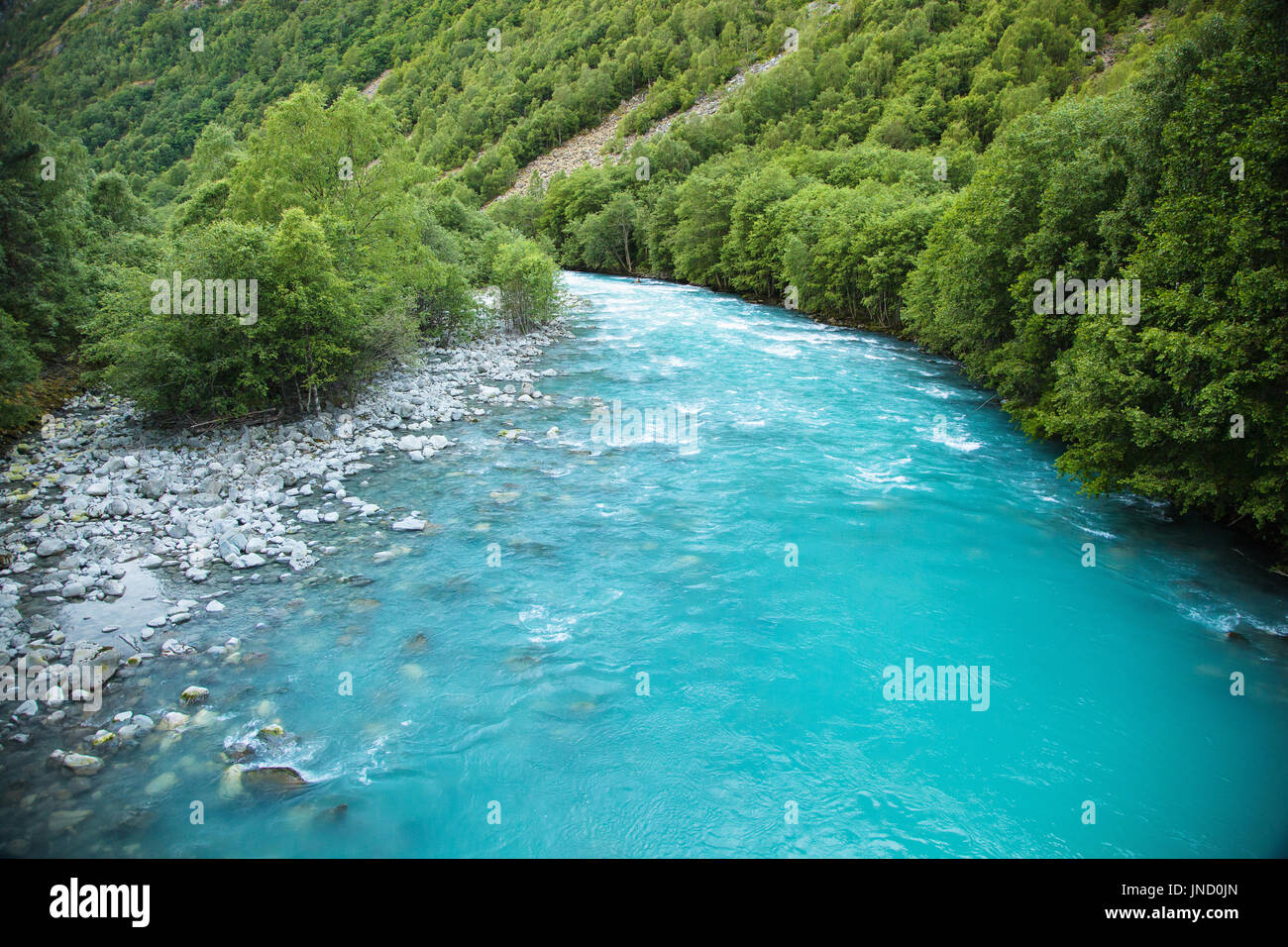 Green River, Utladalen Utla en Norvège Banque D'Images