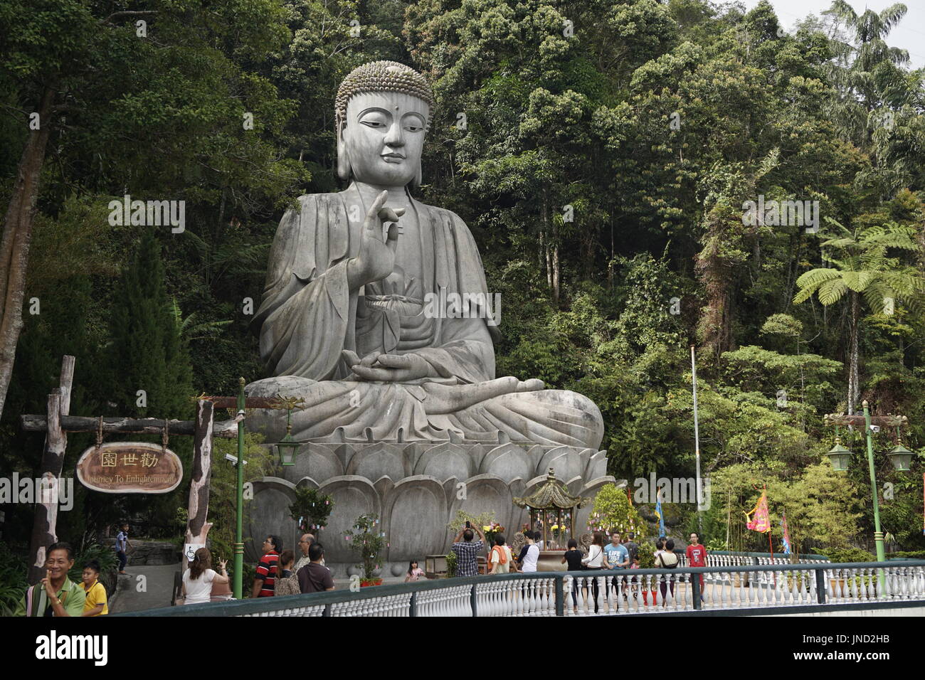 Statue de Bouddha, Chin Swee Temple, Cameron Highlands, Malaisie Banque D'Images