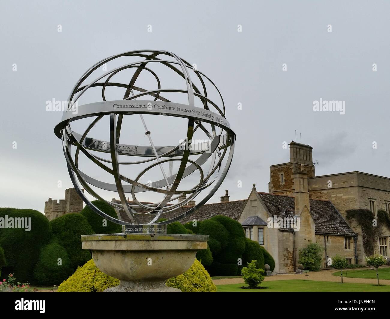 Rockingham, Midlands, Royaume-Uni. 29 juillet, 2017. Météo France : une soirée au château de Rockingham. Credit : James Bell/Alamy Live News Banque D'Images