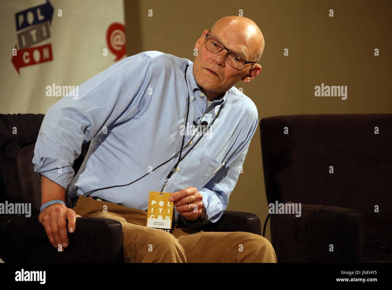 PASADENA, CA - le 29 juillet : James Carville, Politicon à 2017 - Jour 1 à Pasadena Convention Center, en Californie le 29 juillet 2017. Credit : FS/MediaPunch Banque D'Images