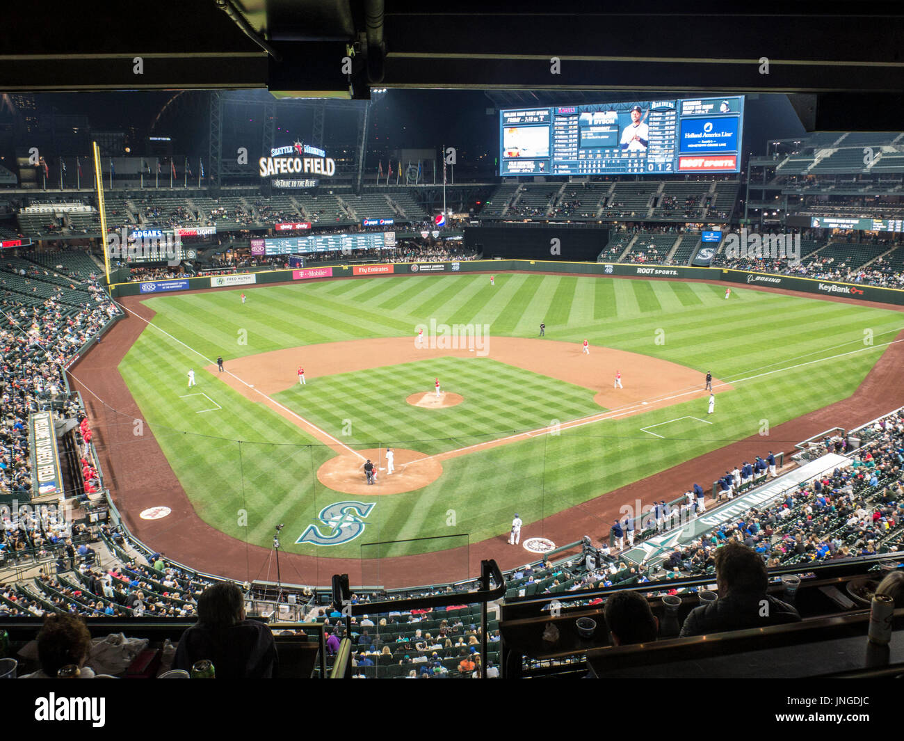 Safeco Field ; Angels vs Mariners Banque D'Images