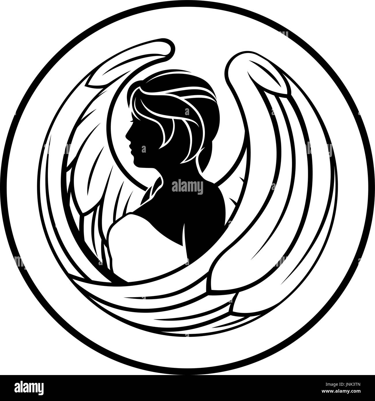 Vierge Horoscope Zodiac Sign Illustration de Vecteur