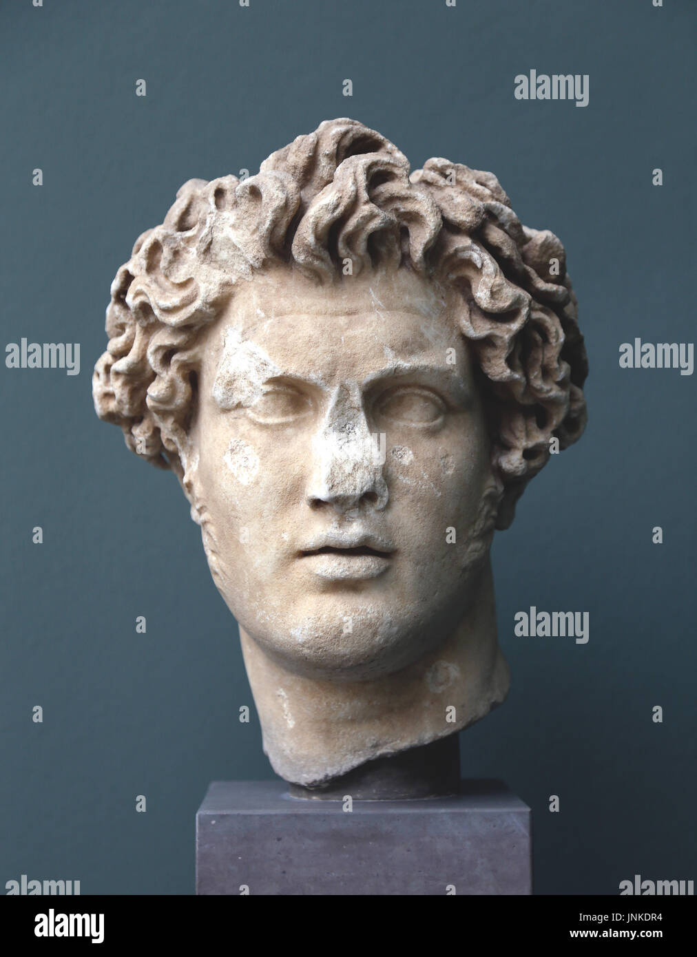 Pyrrhus, Roi d'Épire (319-272 av. J.-C.). Copie romaine d'un original grec, 3e siècle av. Buste en marbre. Ny Carlsberg Glyptotek. Banque D'Images Pyrrhus, Roi d'Épire (319-272 av. J.-C.). Copie romaine d'un original grec, 3e siècle av. Buste en marbre. Ny Carlsberg Glyptotek. Banque D'Images
