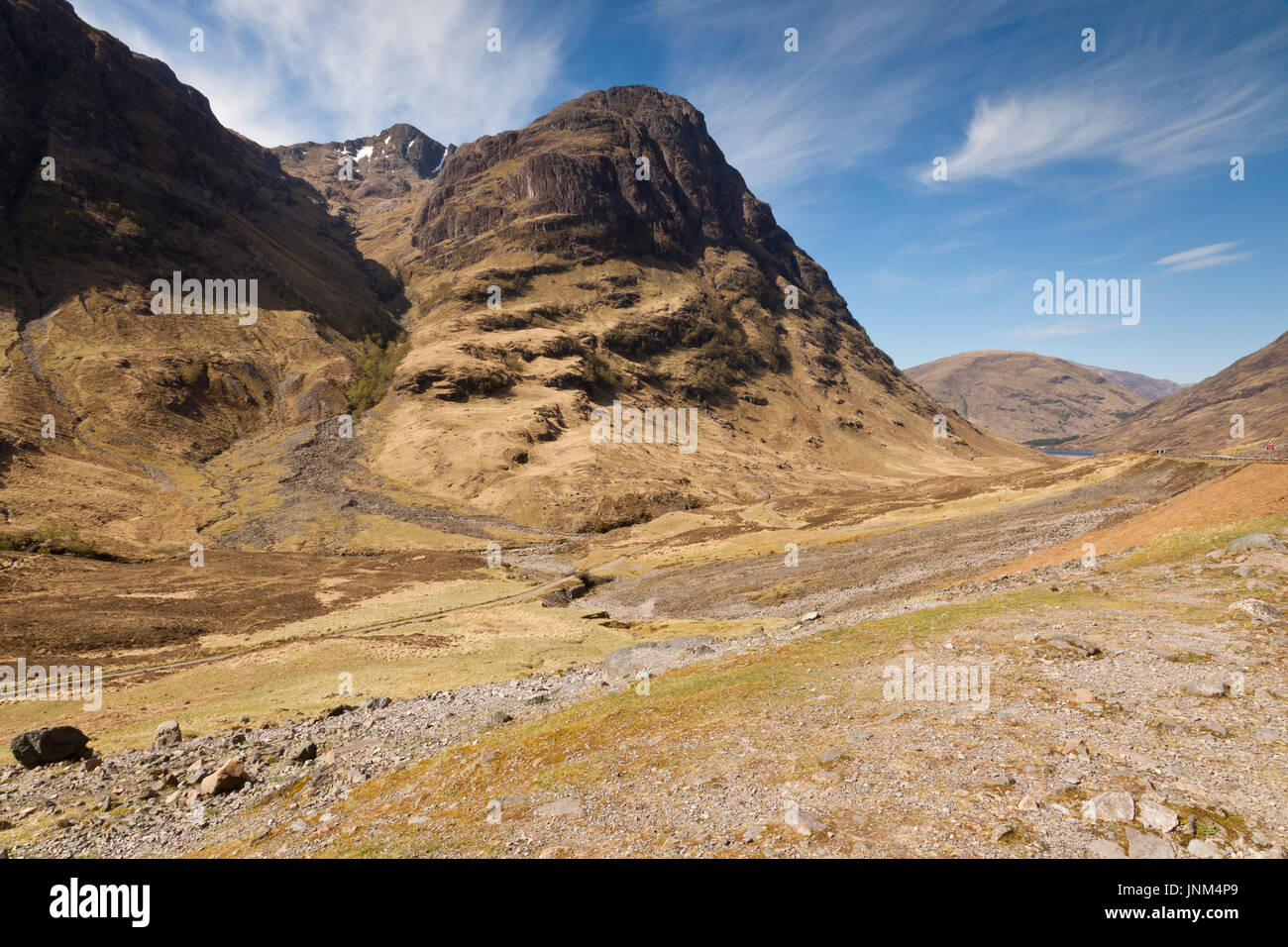 Aonach Dubhe, une des montagnes dans le groupe nommé 'Les trois soeurs' de Glencoe, Ecosse, Royaume-Uni Banque D'Images