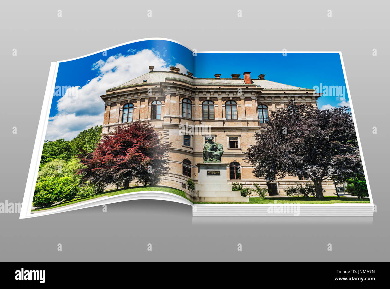 L'Académie croate des sciences et des Arts est la plus haute institution scientifique de la Croatie, Zagreb, Croatie, Europe Banque D'Images