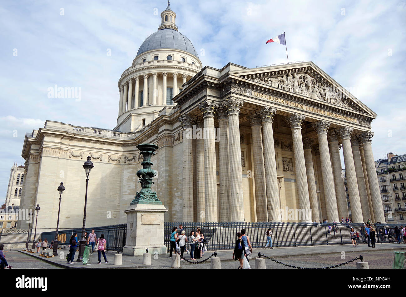 Paris, France, Panthéon, dans le Quartier Latin à Paris, à l'origine une église dédiée à Ste Genevieve, Banque D'Images