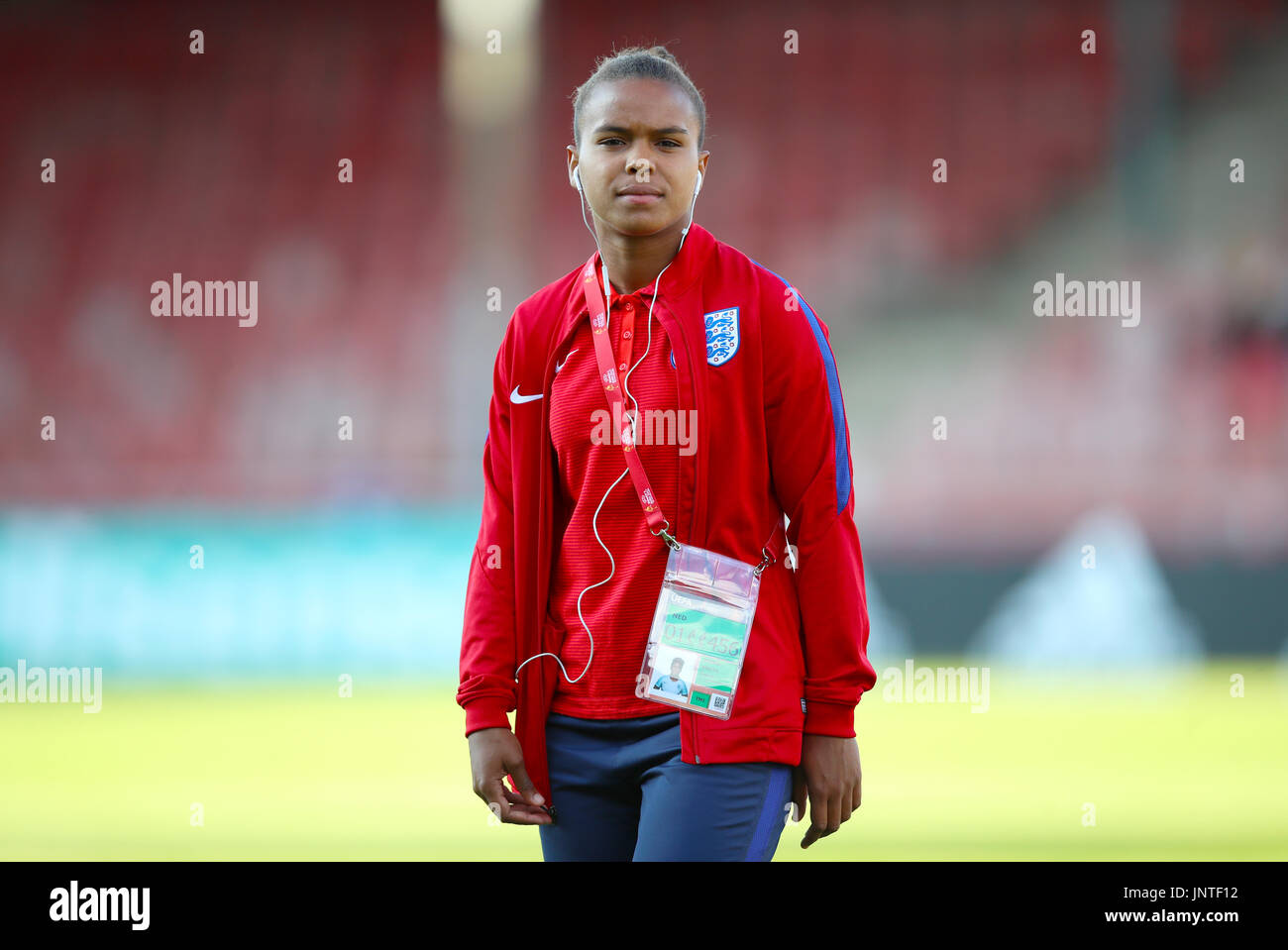 L'Angleterre Nikita Parris avant l'UEFA Women's Euro 2017 match de quart de finale au Stadion de Wijde Aa, Deventer. Banque D'Images