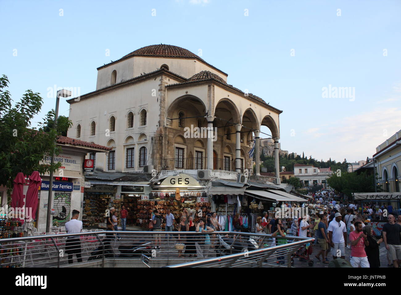 Mosquée Tsisdarakis est un 18e siècle, la mosquée ottomane fonctionnent maintenant comme un musée, dans le centre d'Athènes, Grèce. Banque D'Images