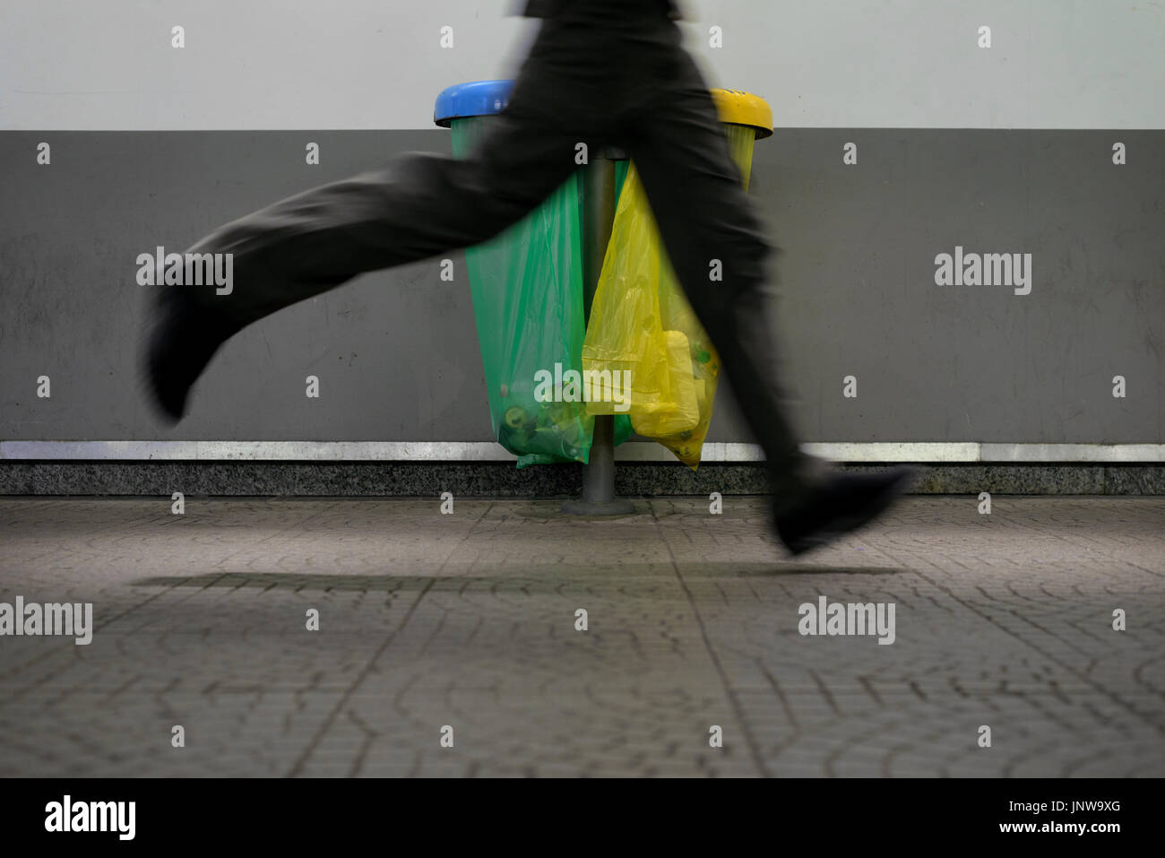 Running homme Banque D'Images