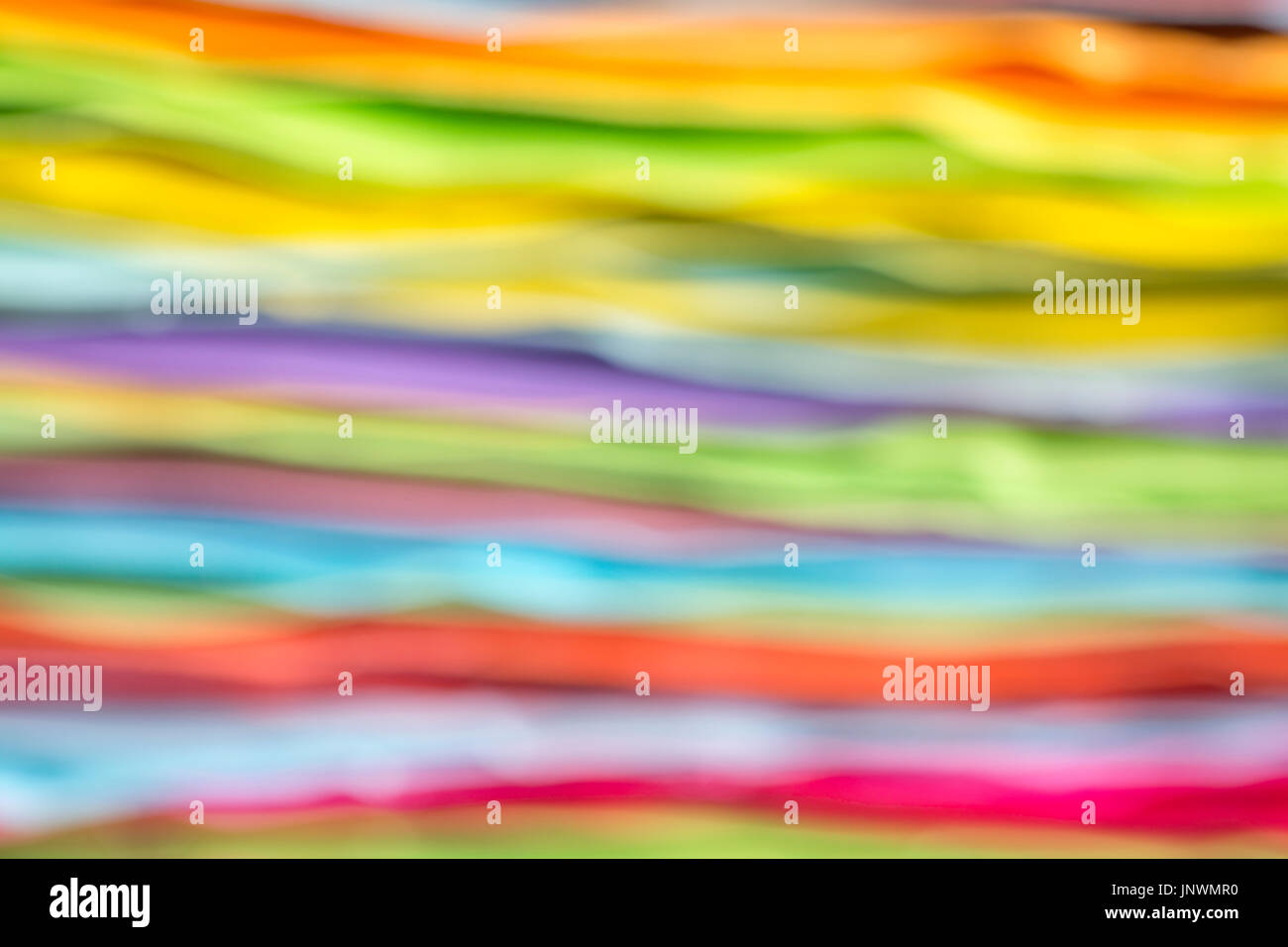 Pile de post-it colorés abstract - hors focus abstract Banque D'Images