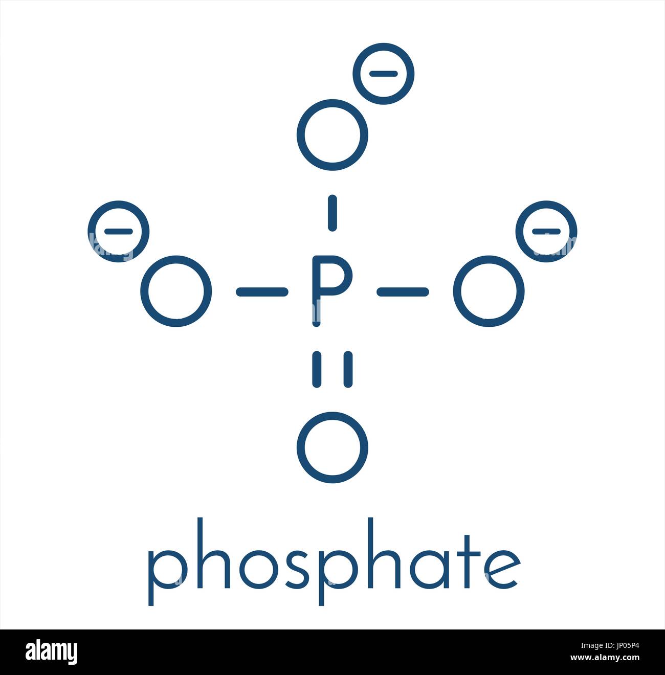 Phosphate formule chimique Banque de photographies et d’images à haute