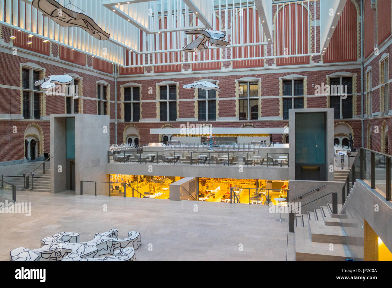 Hall du Musée National Amsterdam - Amsterdam - Pays-Bas Banque D'Images