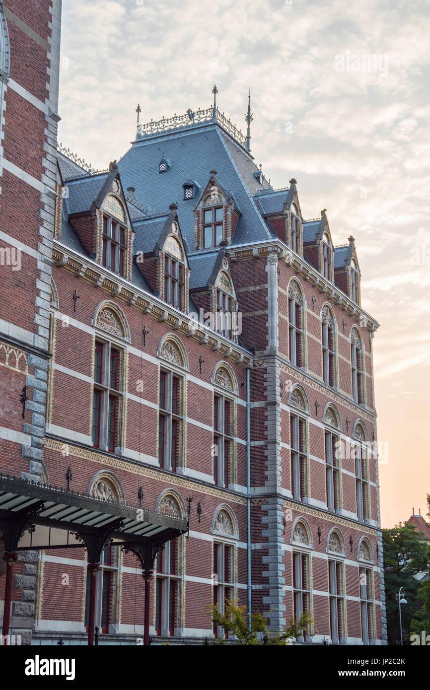 Impressionnant Musée National à Amsterdam - Amsterdam - Pays-Bas Banque D'Images