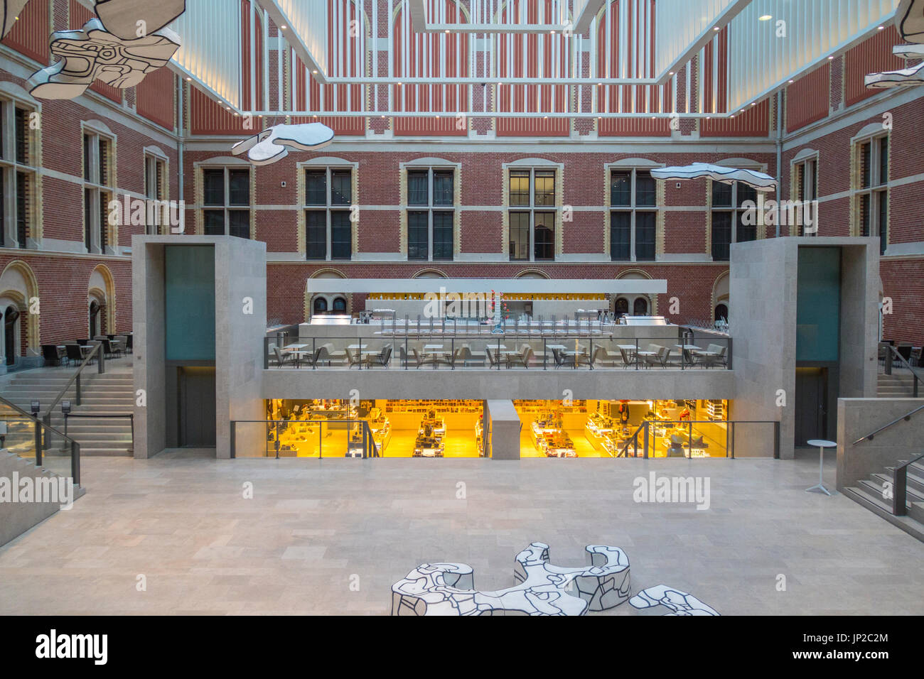 Impressionnant Musée National à Amsterdam - Amsterdam - Pays-Bas Banque D'Images