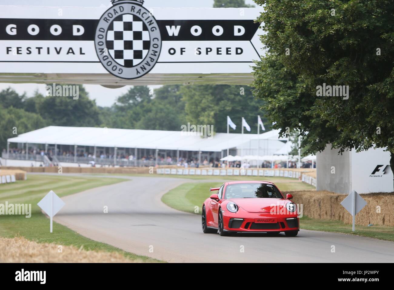 Goodwood Festival of Speed 2017 - Jour 1 - Goodwood Hillclimb comprend : Porsche 911 GT3 où : Chichester, Royaume-Uni Quand : 29 Juin 2017 Crédit : Michael Wright/WENN.com Banque D'Images