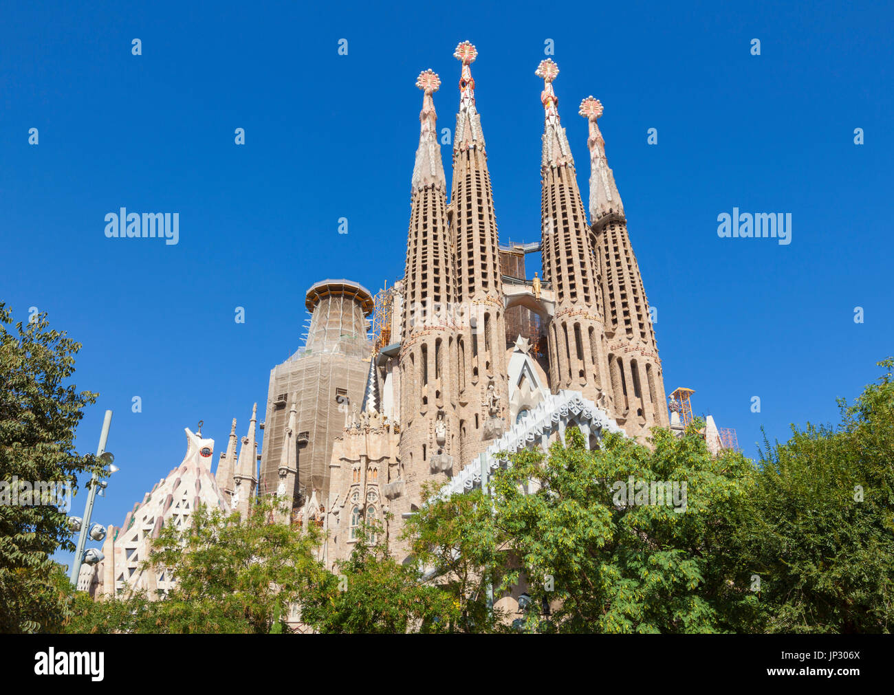 Espagne Barcelone Espagne Barcelone Antoni Gaudi sagrada familia Barcelone La sagrada familia Barcelone Espagne CATALOGNE CATALOGNE eu Europe Banque D'Images