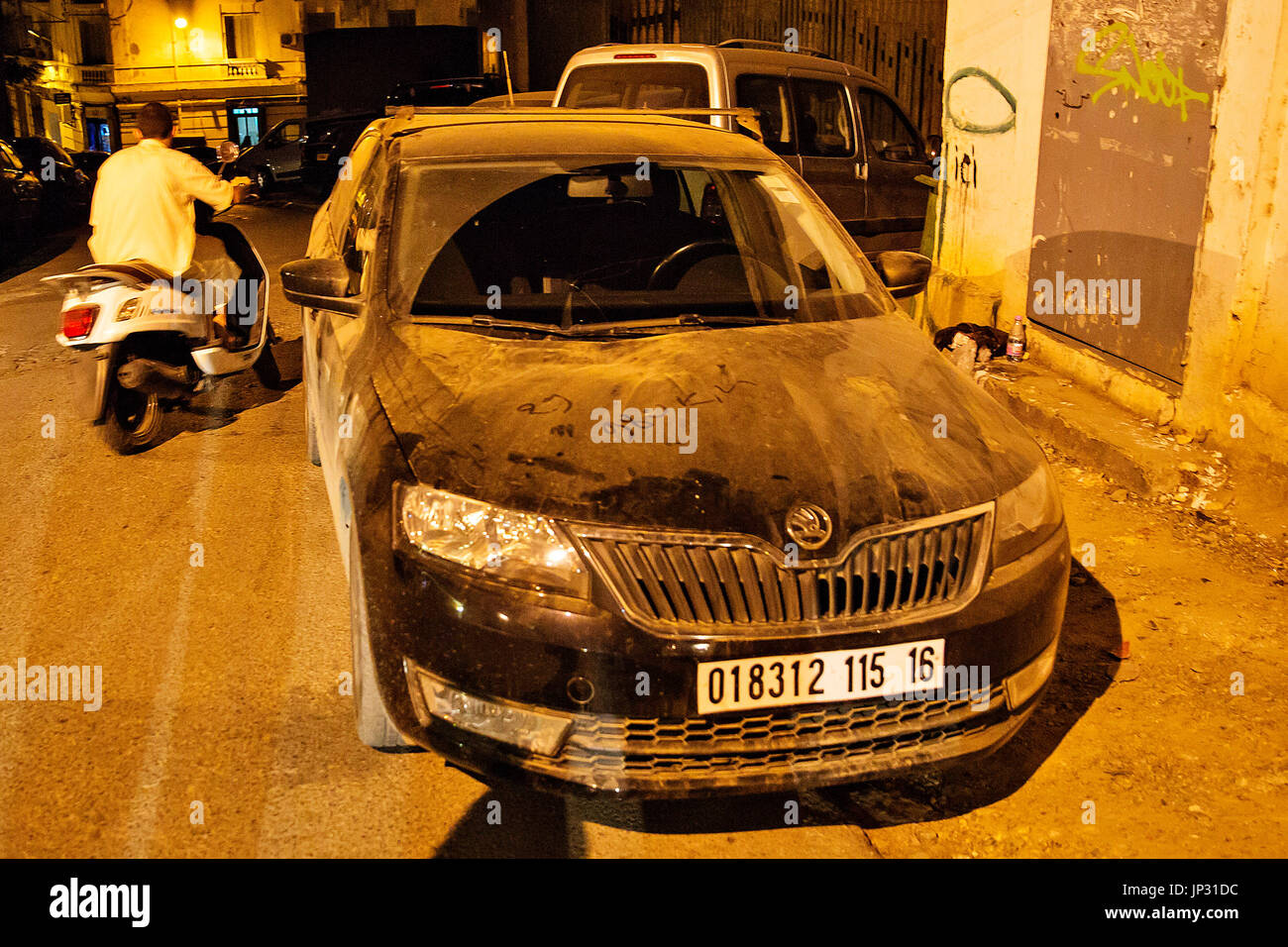 Skoda voiture rapide Banque D'Images