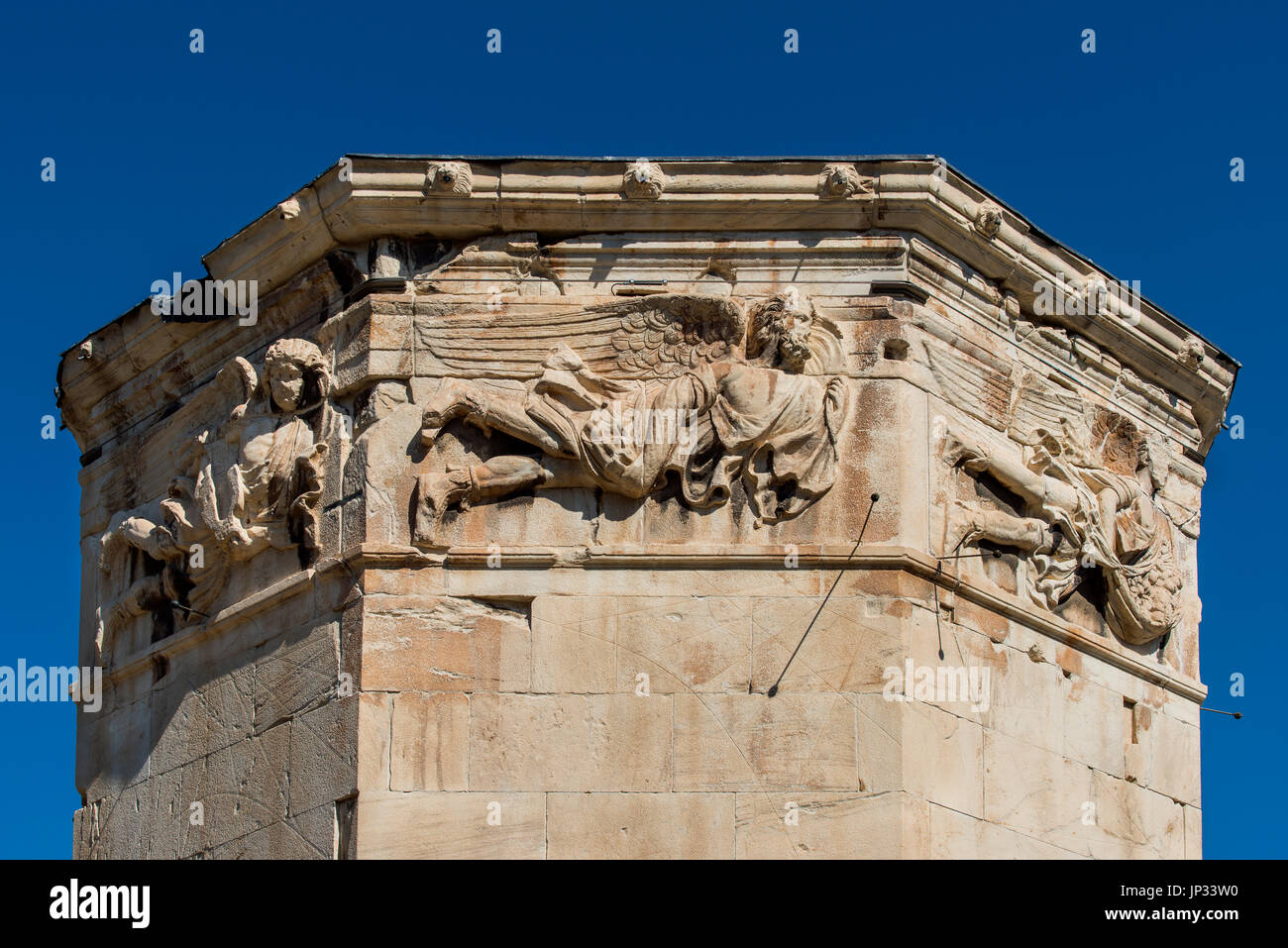 Tour des Vents, l'Agora romaine, Athènes, Attique, Grèce Banque D'Images
