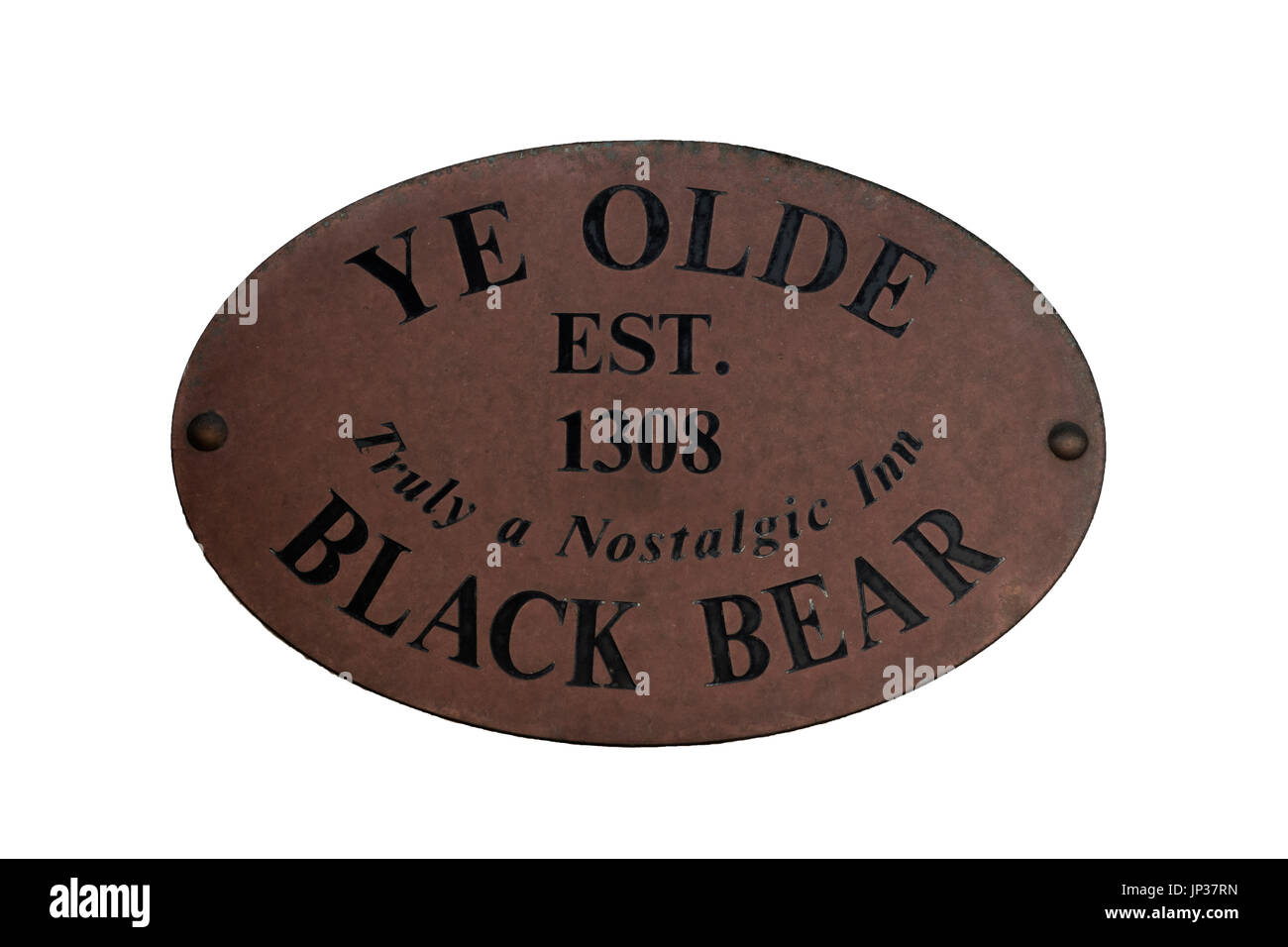 Ye Olde Black Bear Pub, Tewkesbury Banque D'Images