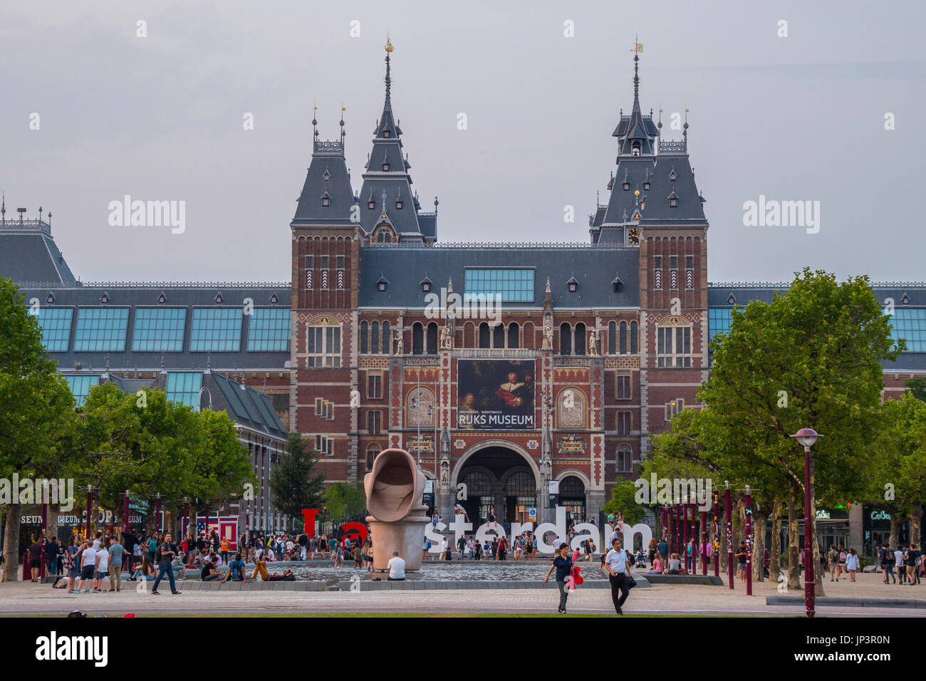 National Museum à Amsterdam - Amsterdam - Pays-Bas Banque D'Images
