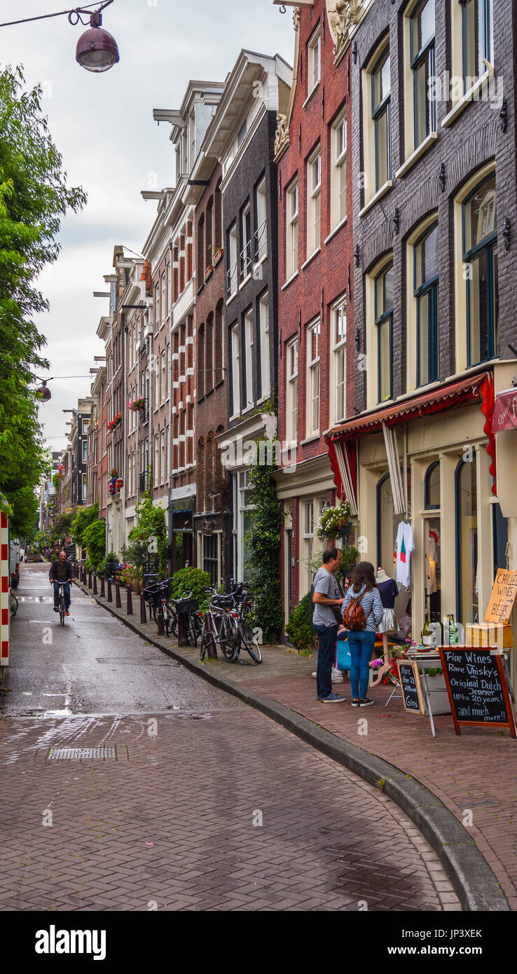 L'incroyable centre-ville d'Amsterdam - Amsterdam - Pays-Bas Banque D'Images