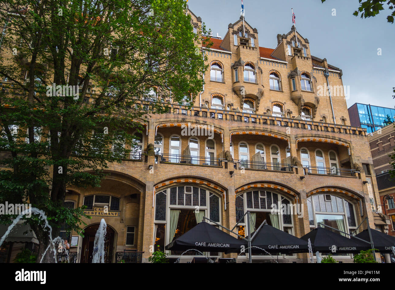 American Hotel à Amsterdam Leidse Square - Amsterdam - Pays-Bas Banque D'Images
