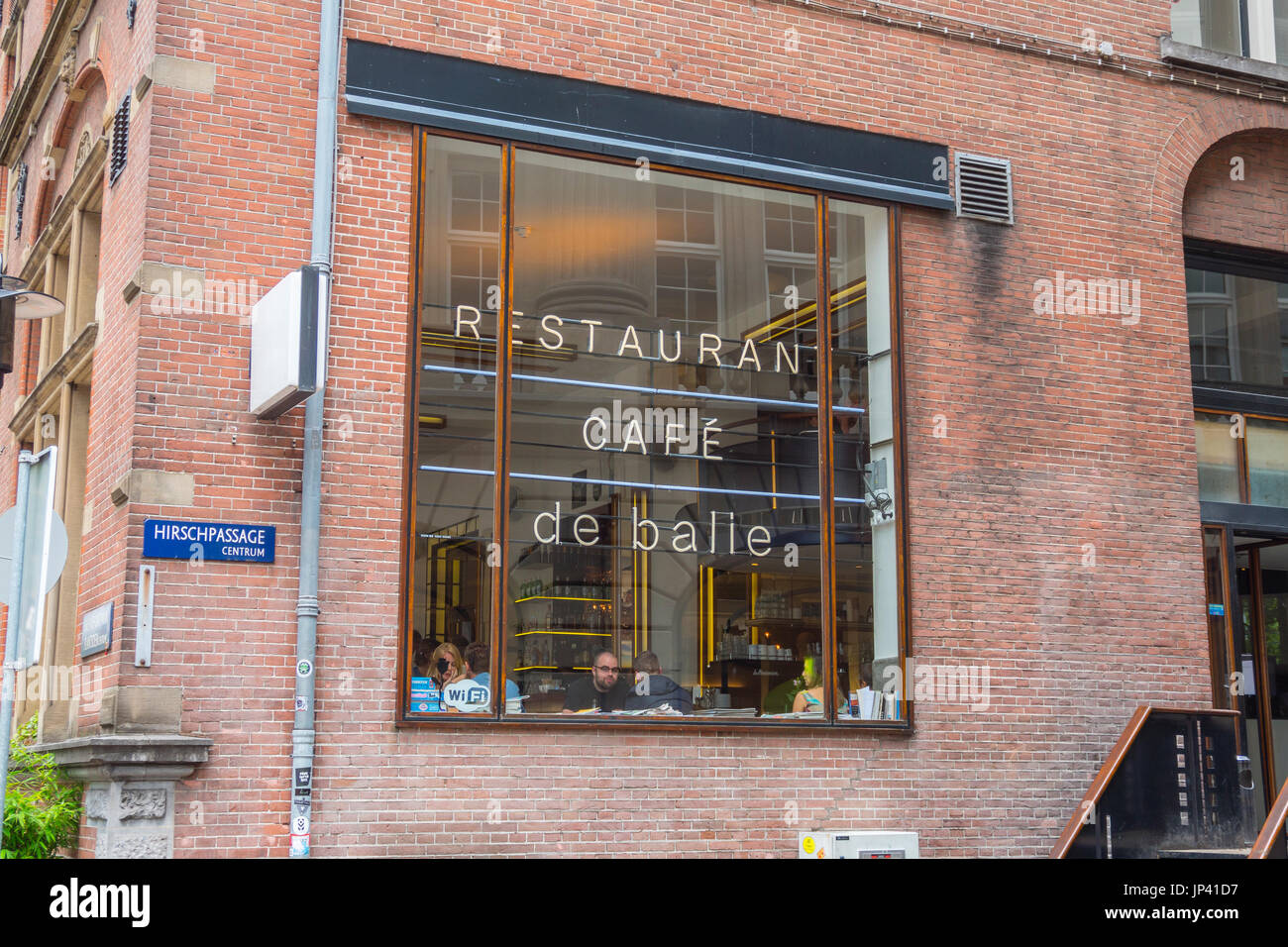 Restaurant exclusif à Amsterdam - Amsterdam - Pays-Bas Banque D'Images