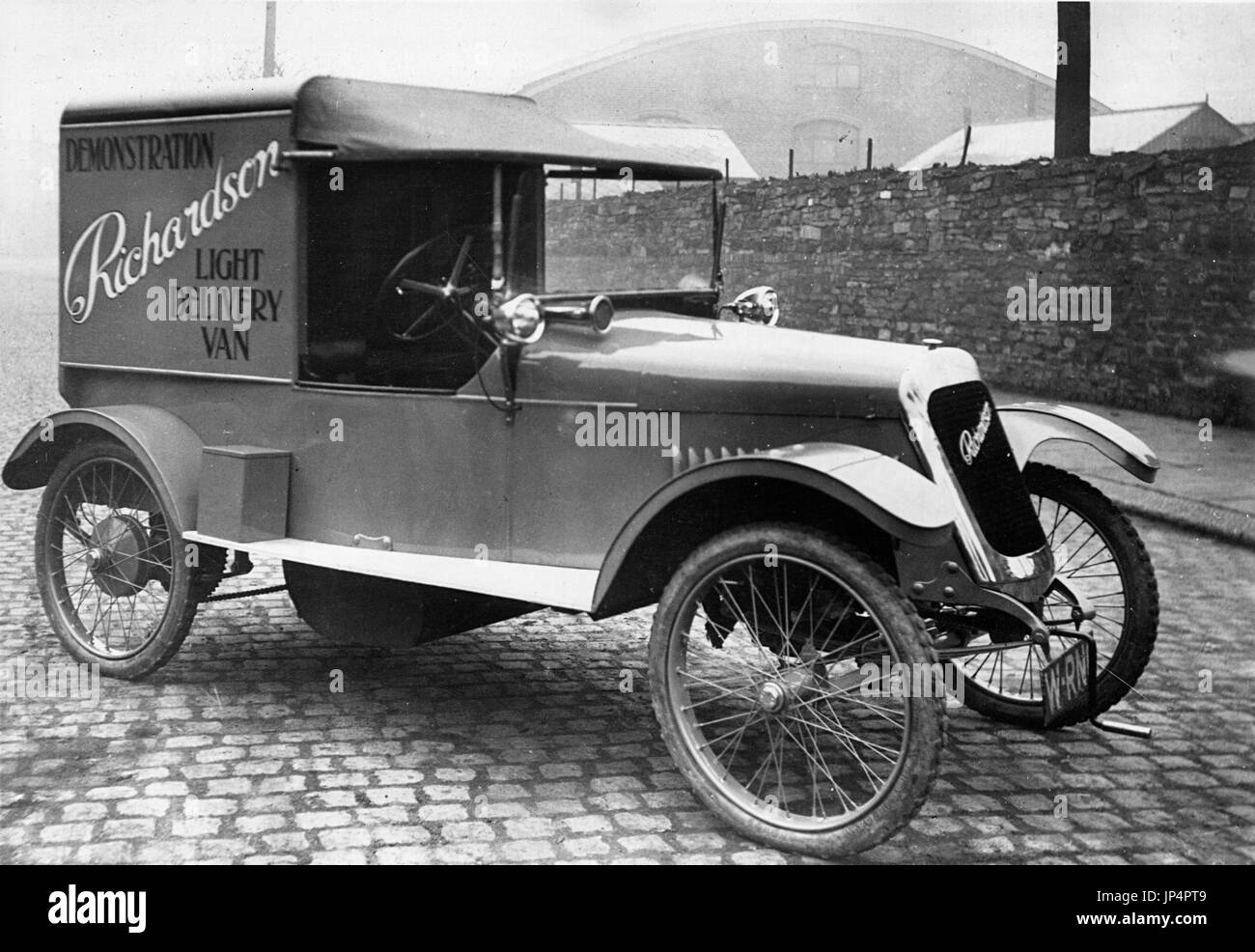 1921 Richardson light delivery van Banque D'Images