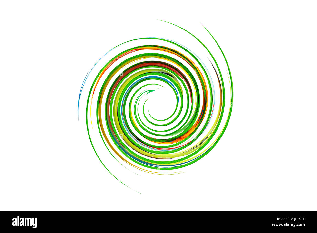 Fond arc-en-ciel en spirale Banque D'Images