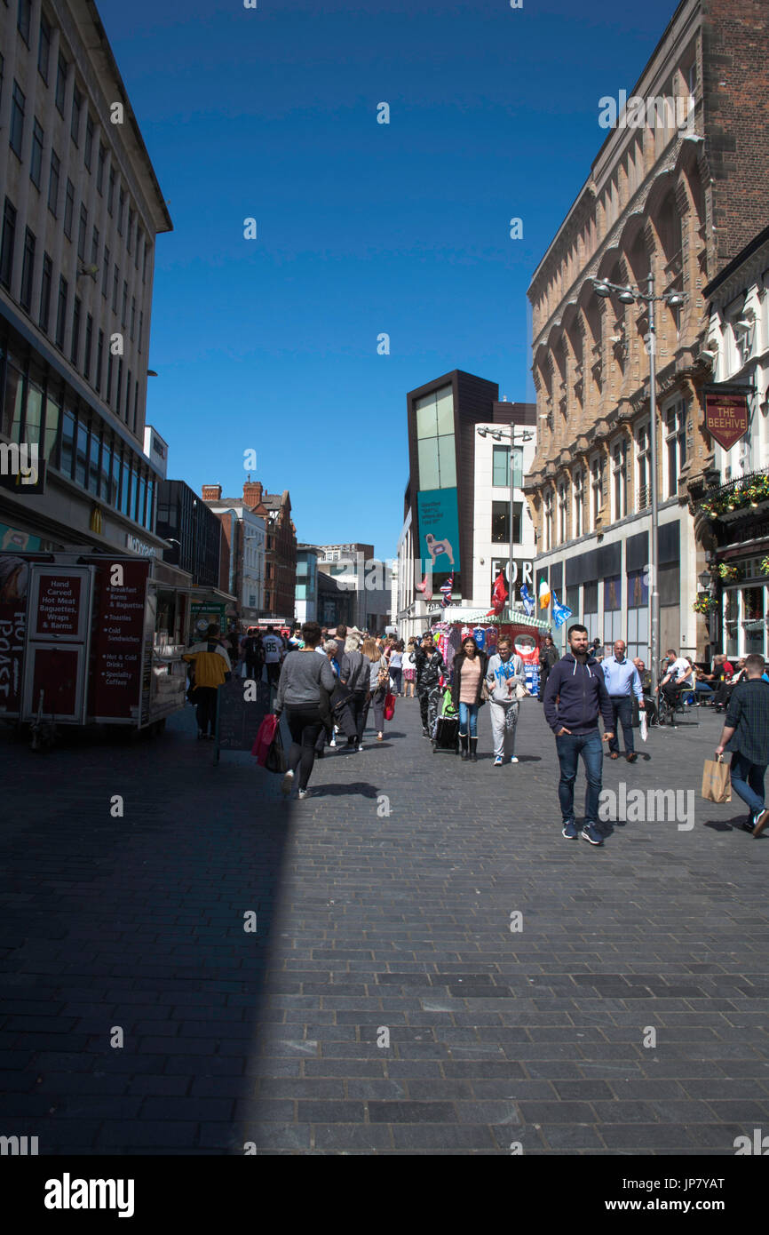 Paradise st liverpool près du pub Beehive Liverpool Merseyside England Banque D'Images