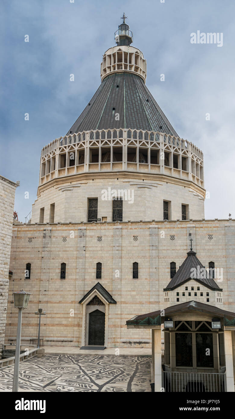 La basilique de l'Annonciation - nouveau Banque D'Images