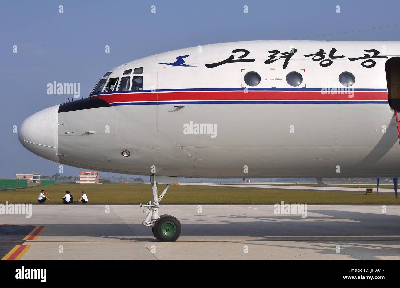 AIR KORYO ILIOUCHINE IL-18 Banque D'Images