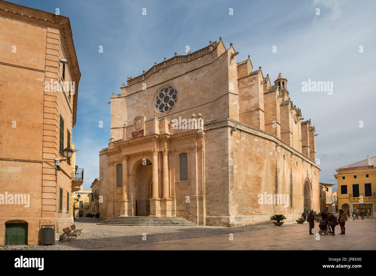 Espagne Baléares, Mallorca Island, la ville de Ciutadella, cathédrale de Ciutadella Banque D'Images