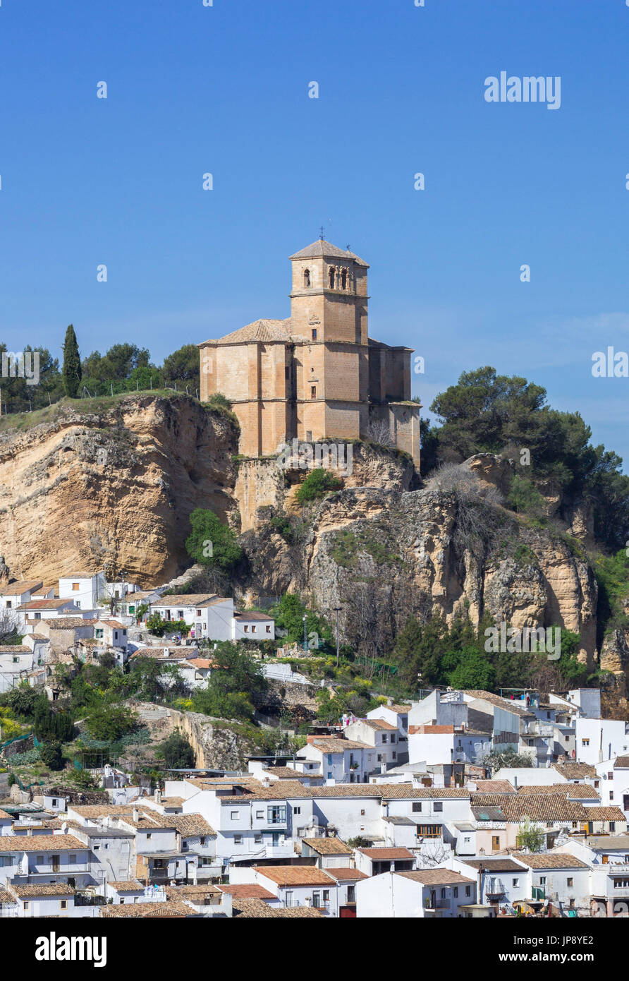 Espagne, Andalousie, Granada Région Province, Montefrio, Ville Banque D'Images