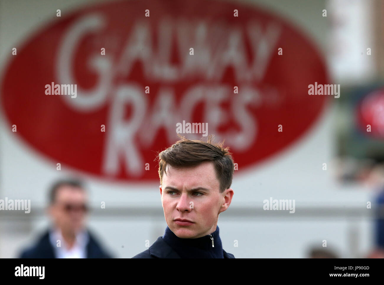 Formateur Joseph O'Brien au cours de la première journée du Festival d'été à Galway Galway Races, Ballybrit Galway. ASSOCIATION DE PRESSE Photo. Photo date : lundi 31 juillet 2017. Voir l'activité de course histoire de Galway. Crédit photo doit se lire : Niall Carson/PA Wire. Banque D'Images