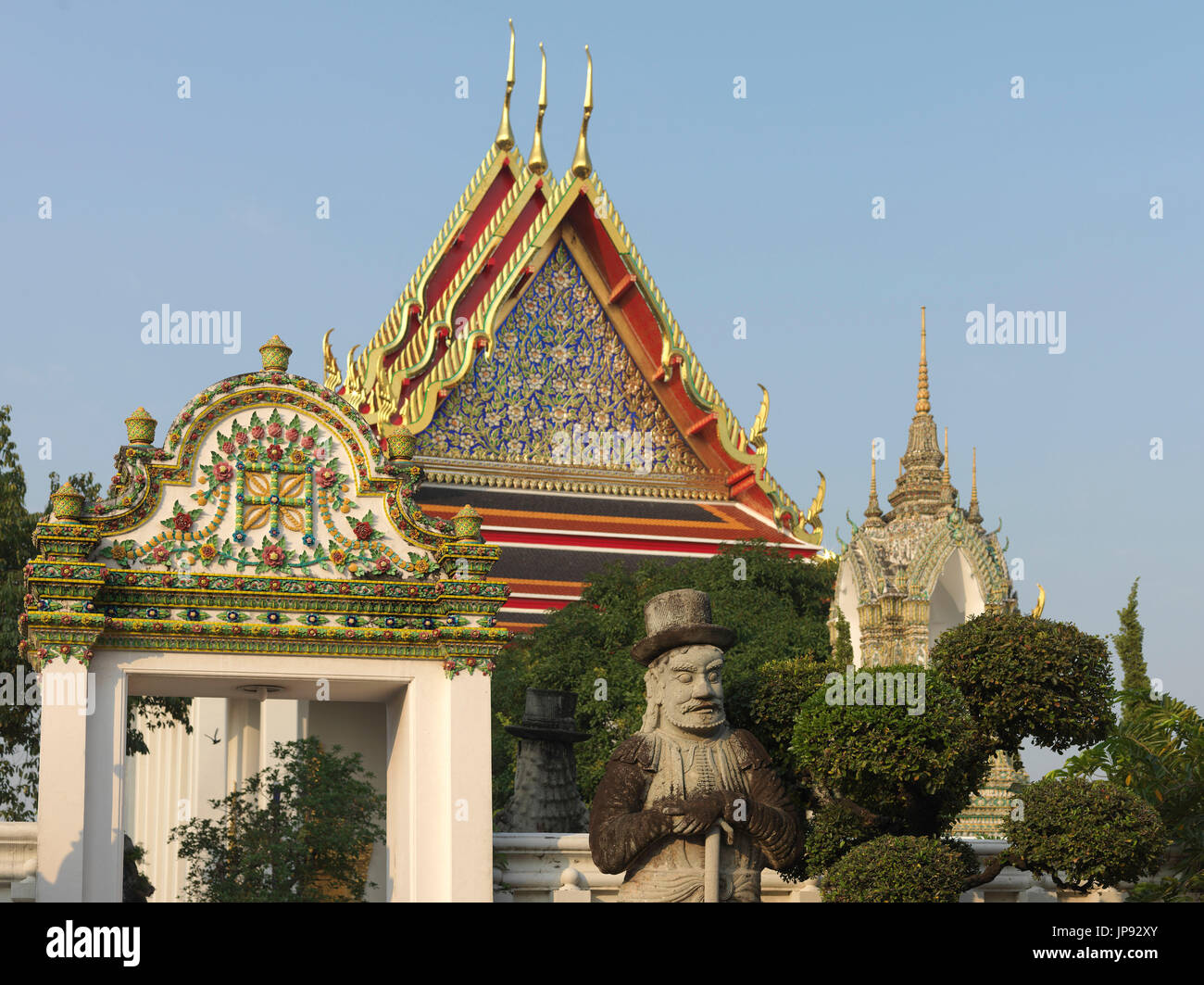Wat Pho, Bangkok, Thaïlande Banque D'Images