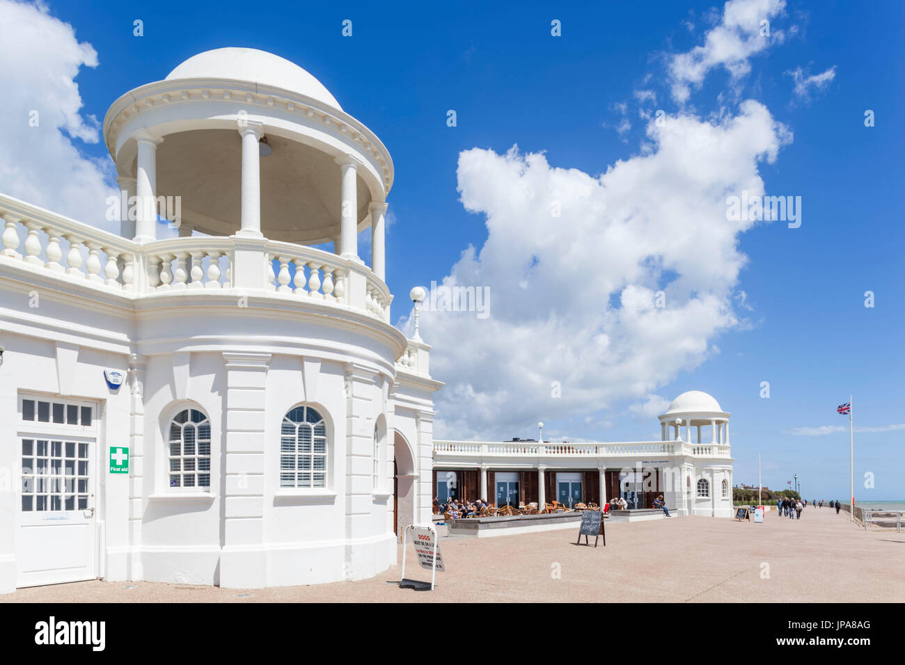 L'Angleterre, l'East Sussex, Bexhill, le De La Warr Pavilion Banque D'Images