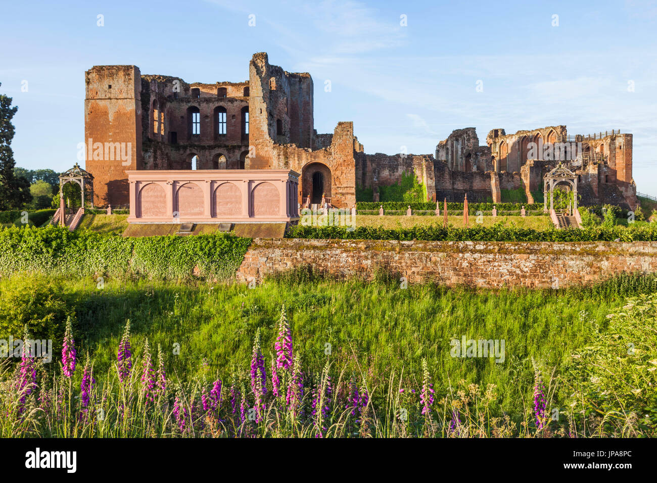 L'Angleterre, dans le Warwickshire, Kenilworth, le château de Kenilworth Banque D'Images