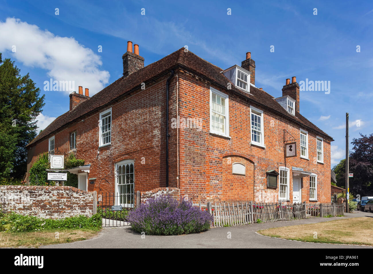 L'Angleterre, dans le Hampshire, Chawton, maison de Jane Austen Banque D'Images