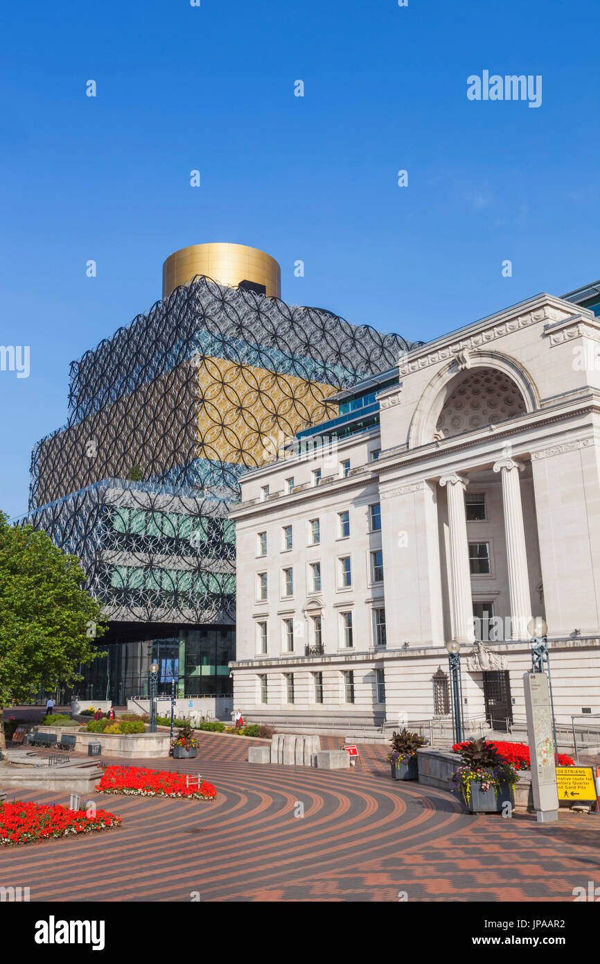 L'Angleterre, West Midlands, Birmingham, Centenary Square Banque D'Images