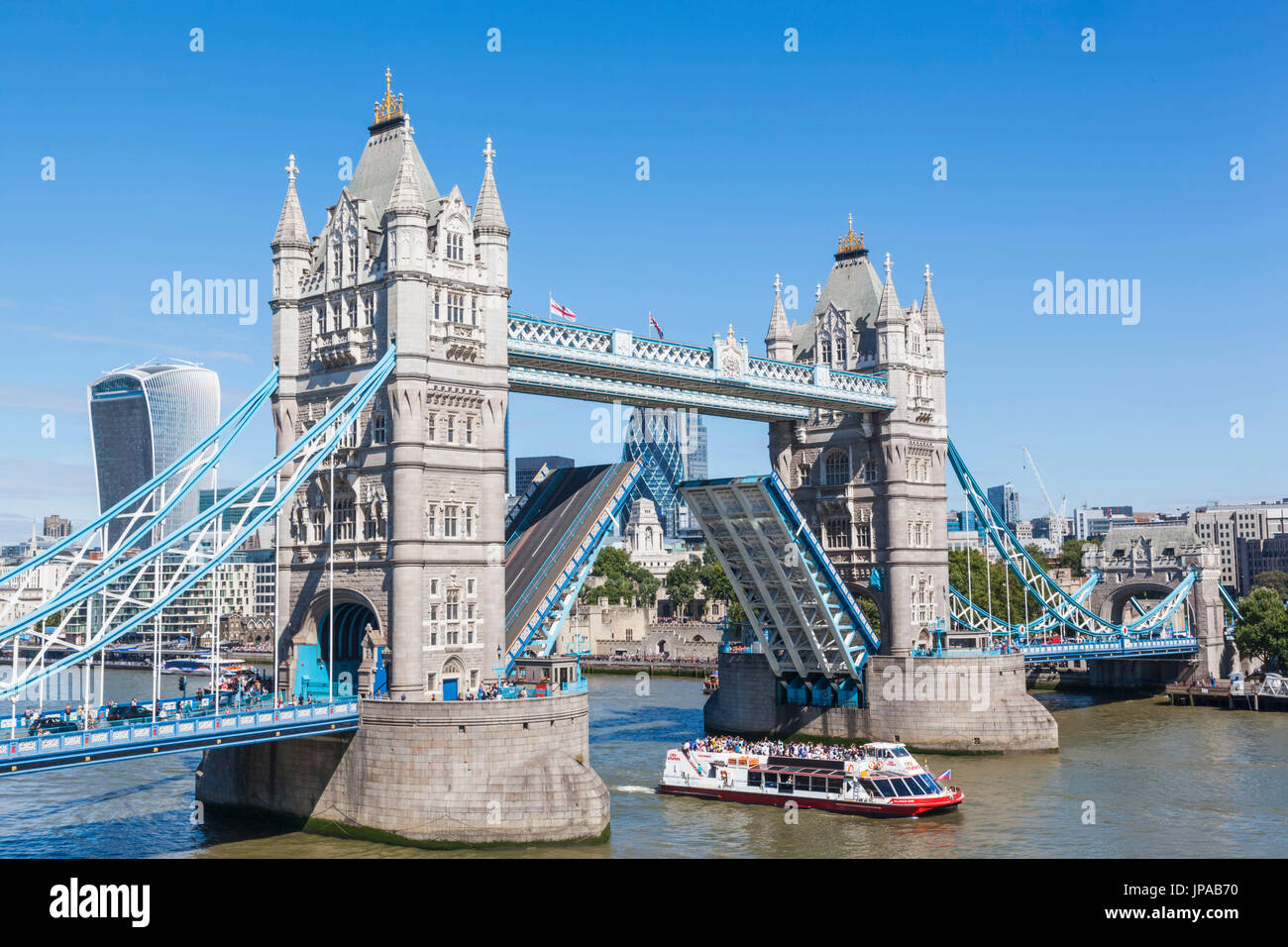 L'Angleterre, Londres, Tower Bridge Banque D'Images