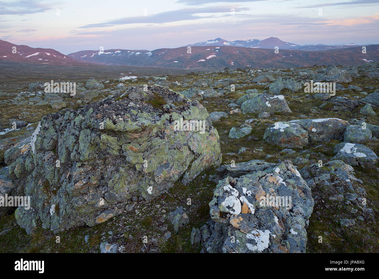 La Suède, Jämtland, Helags mountain range Banque D'Images