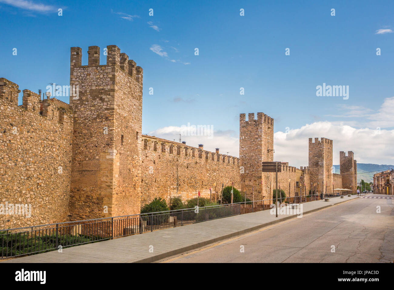 Espagne, Catalogne, province de Tarragone, ville Montblanch, ville médiévale, Banque D'Images