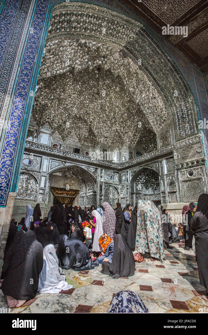 L'Iran, la ville de Qom, Hazrat-e Masumeh (lieu saint) Banque D'Images