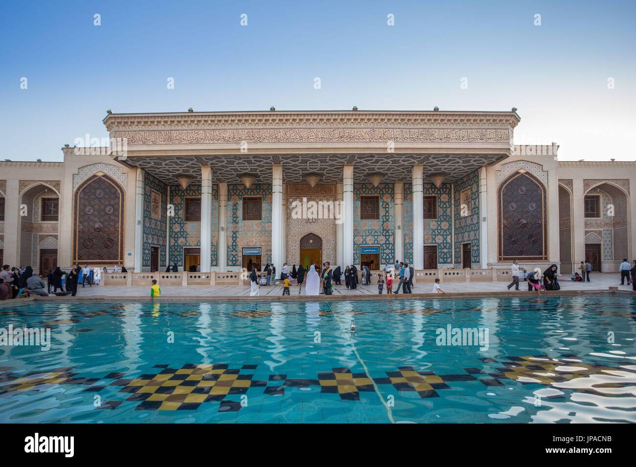 L'Iran, Shiraz, ville-e Shah Cheragh Sanctuary Banque D'Images